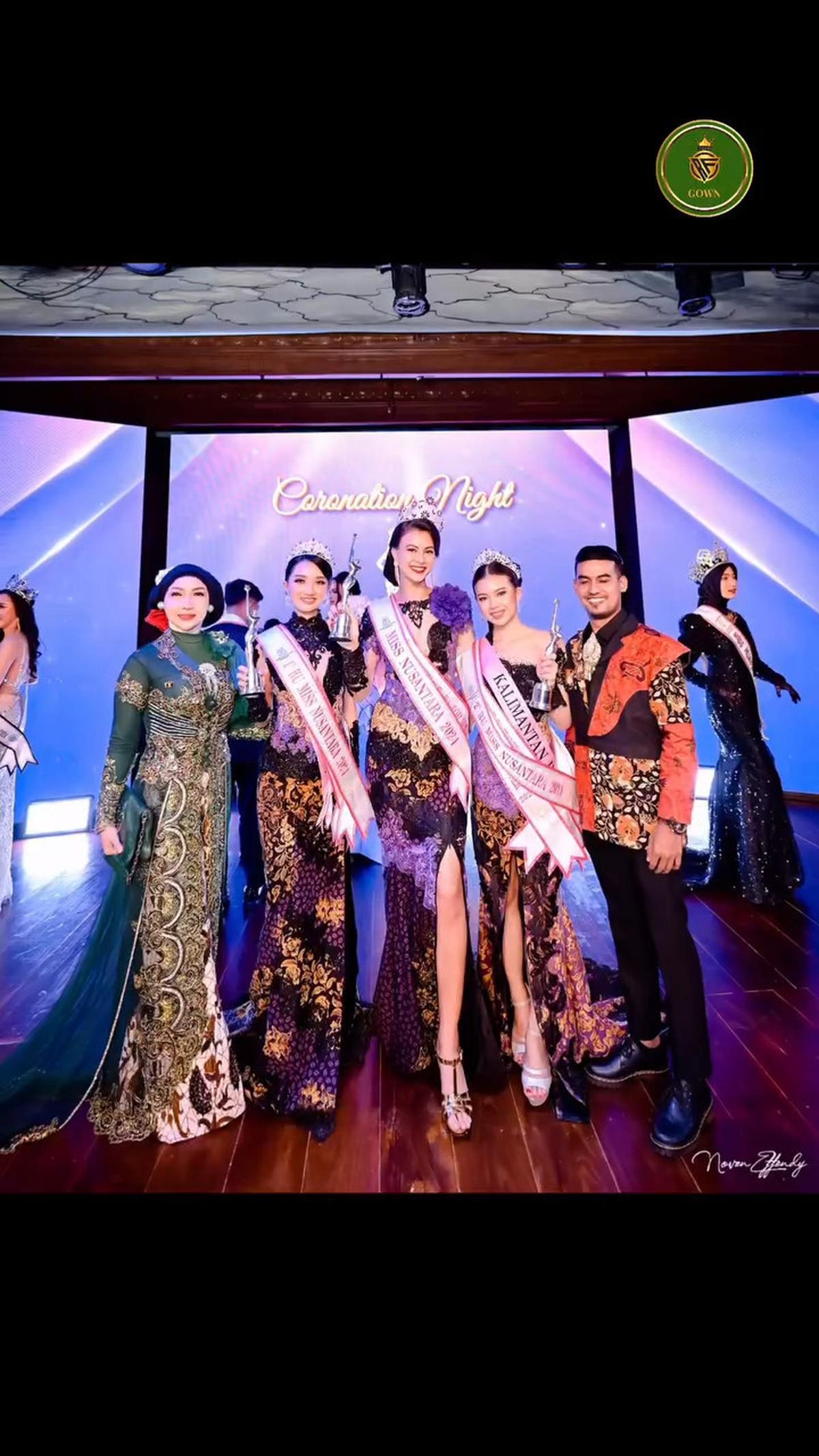 Potret Roro Fitria Hadiri Grand Final Miss Nusantara 2024, Pakai Kebaya Hijau Menyala