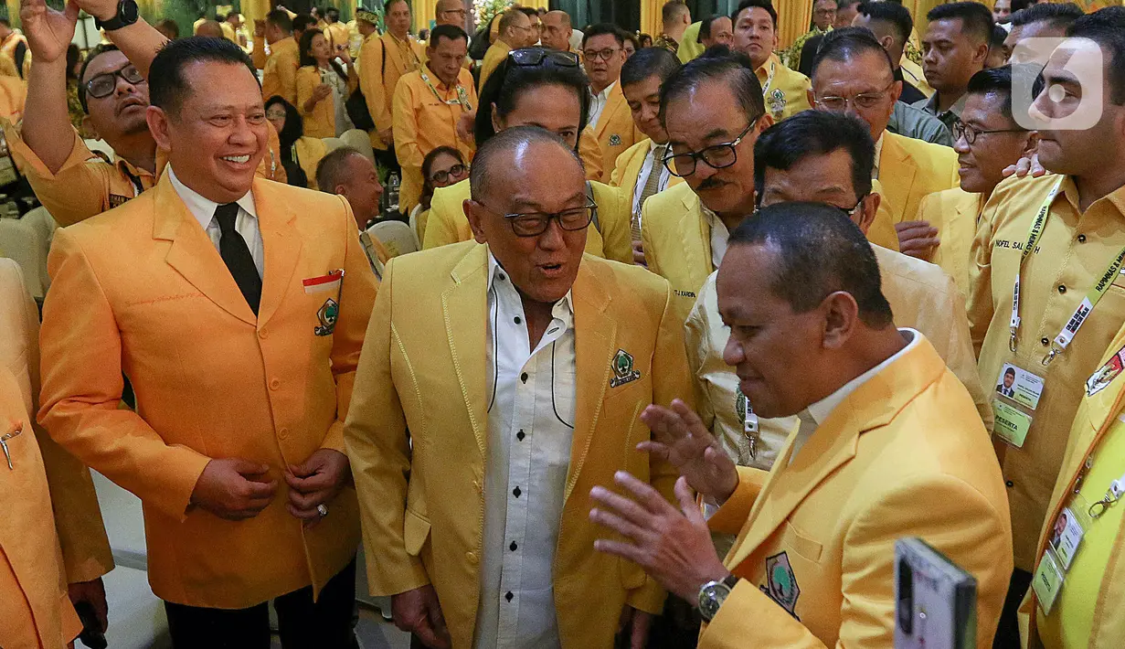 Rapimnas dan Munas Partai Golkar 2024 diikuti para Ketua Dewan Pimpinan Daerah (DPD) dari 38 provinsi dan 558 kabupaten/kota di seluruh Indonesia. (Liputan6.com/Herman Zakharia)