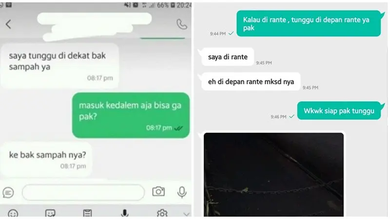 6 Chat Ojol Beri Informasi Sampai di Titik Jemput Ini Maknanya Bikin Bingung