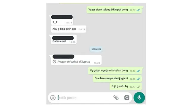 Sok Paling Sibuk, Ini 6 Chat Teman Saat Punya Tugas Kelompok Ini Bikin Kesal