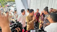 Wakil Ketua Umum (Waketum) Partai Gerindra Habiburokhman menyampaikan, untuk hari ini pertemuan Prabowo dan Jokowi tersebut sebagai momen open hearth. (Nanda Perdana).