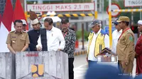 Presiden Jokowi meresmikan 2 bagian ruas jalan tol garapan Hutama Karya Group di Sumut (Dok: Hutama Karya)