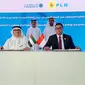 Kesepakatan antara PLN-Masdar dan PLN NP-Masdar ditandatangani di sela-sela acara Konferensi Perubahan Iklim Persatuan Bangsa Bangsa atau COP28 di Dubai, UEA Sabtu (2/12).