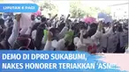 Sambil berteriak ‘ASN!’ berkali-kali, ribuan tenaga kesehatan honorer berunjuk rasa ke Kantor DPRD Sukabumi, Jawa Barat, menuntut agar mereka segera diangkat menjadi ASN. Para tenaga honorer kecewa, karena sebagian dari mereka sudah belasan tahun...