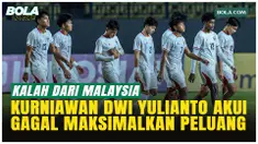 Timnas Indonesia U-17 kalah 0-1 dari Malaysia di Piala AFF U-17 2026, Kamis (16/4/2026) di Gresik. Pelatih Kurniawan Dwi Yulianto meminta maaf, menyoroti kesalahan fokus dan kegagalan memaksimalkan peluang, serta meminta dukungan publik untuk tim mud...