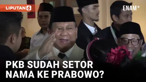 VIDEO: Prabowo Bantah Bahas Jatah Menteri PKB