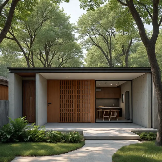Rumah Sederhana Modern di Desa Ukuran 7x8