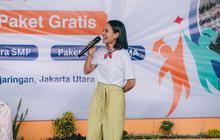 Salut! Potret Andien Aisyah Buka Sekolah Gratis di Tengah Tumpukan Sampah Daerah Rawa Bebek Tuai Banyak Pujian