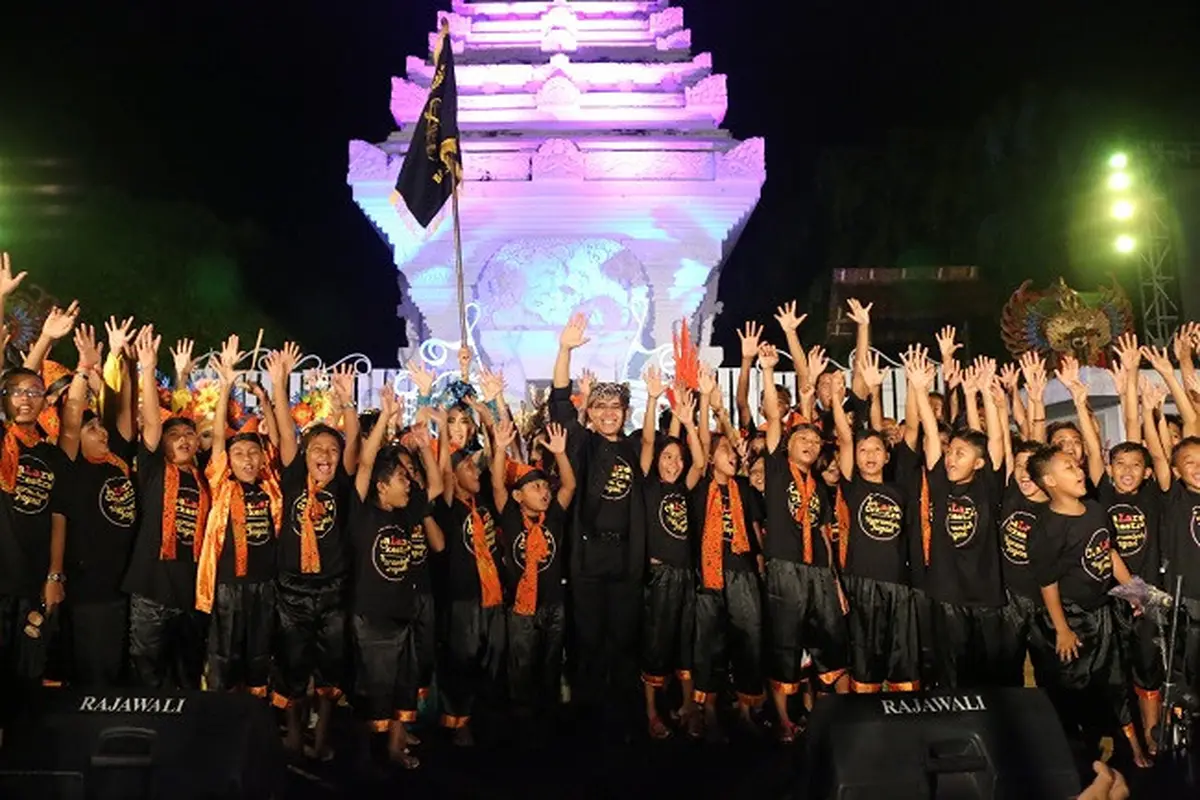 Atraksi Tradisional Anak-anak, Warnai Akhir Pekan Banyuwangi