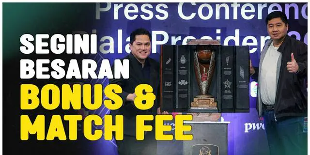 VIDEO: Selain Bonus, Peserta Piala Presiden 2024 Akan Mendapat Match Fee Ratusan Juta