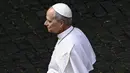 Sebelum pelantikan, Paus Leo XIV memiliki jadwal padat untuk membiasakan diri dengan tanggung jawab kepausan. Paus Leo XIV akan bertemu dengan para kardinal dan mengadakan sesi doa. (Filippo MONTEFORTE/AFP)