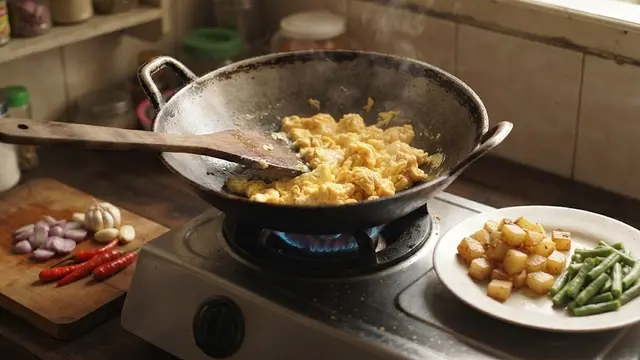 Resep kentang tumis telur dan kacang panjang
