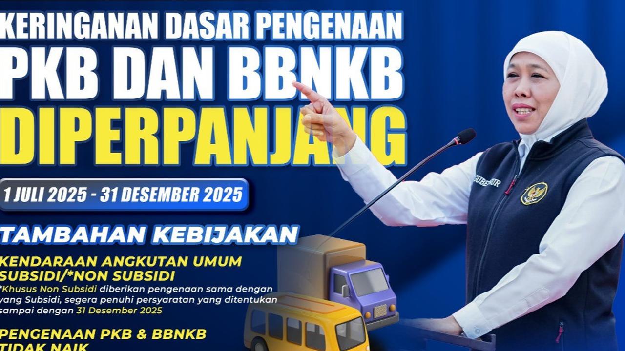 Pemutihan Pajak Kendaraan Tahun ke-6 Dimulai 14 Juli, Khofifah Konsisten Ringankan Beban Warga Jatim
