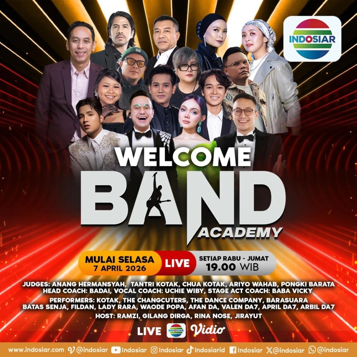 Indosiar Hadirkan Terobosan Besar, Hidupkan Era Baru Industri Musik Indonesia Lewat Program 'Band Academy'