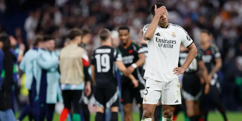 Kalah Agregat 5-1, Madrid Merana Didepak Arsenal dari Liga Champions