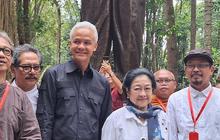 Momen Megawati Cari Ganjar Pranowo di Acara Peresmian Patung Bung Karno