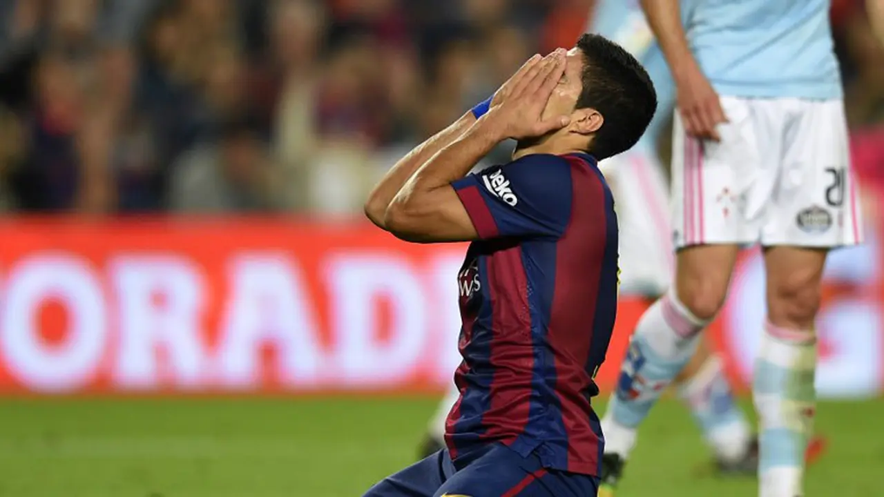 Suarez Menyesali Kegagalan Menjebol Gawang Celta Vigo