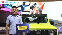 Suzuki meraih kebanggaan dalam partisipasinya pada GIIAS 2018 dengan terpilihnya Suzuki Jimny Sierra sebagai pemenang pertama untuk kategori Special Exhibit Passenger Car.