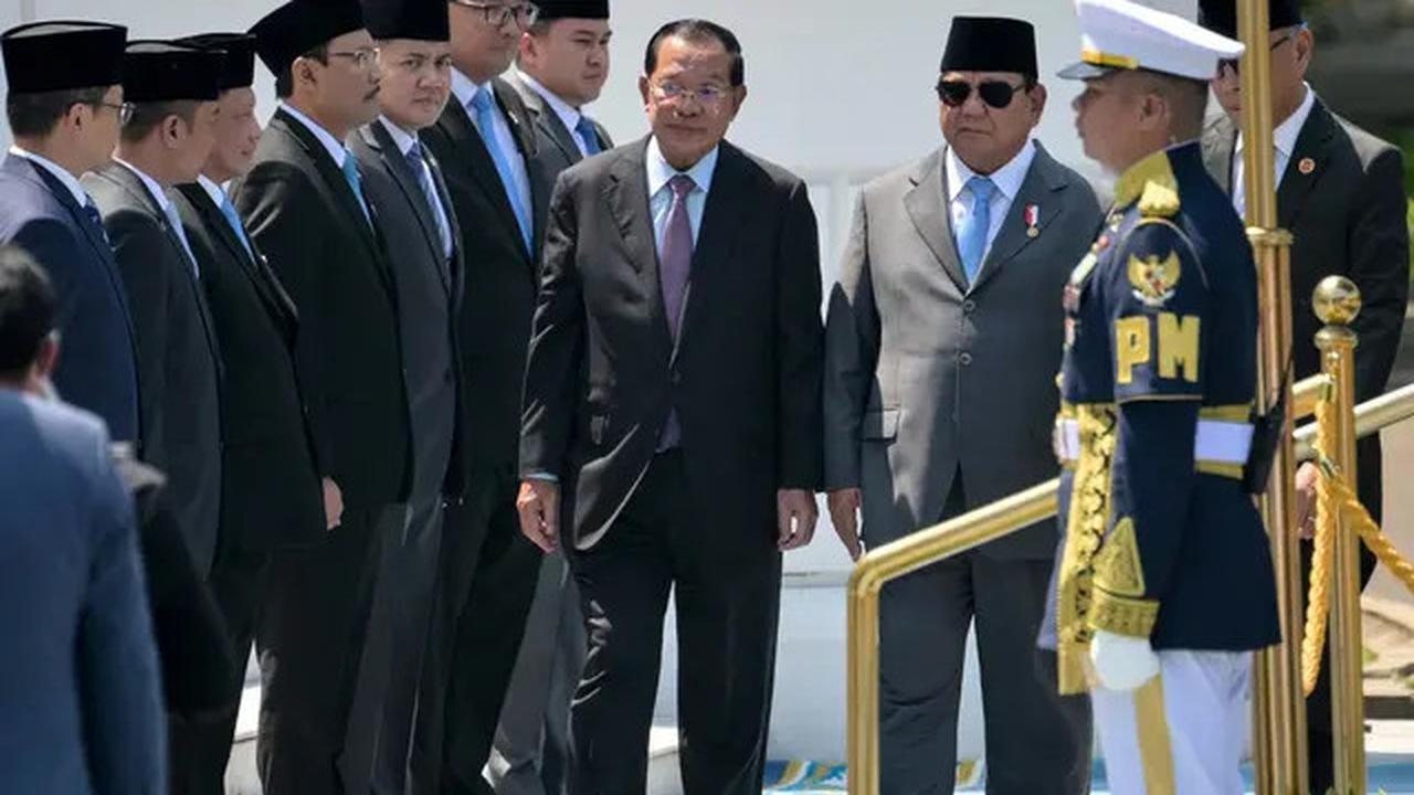Presiden Prabowo Sambut Kehadiran Presiden Senat Kamboja