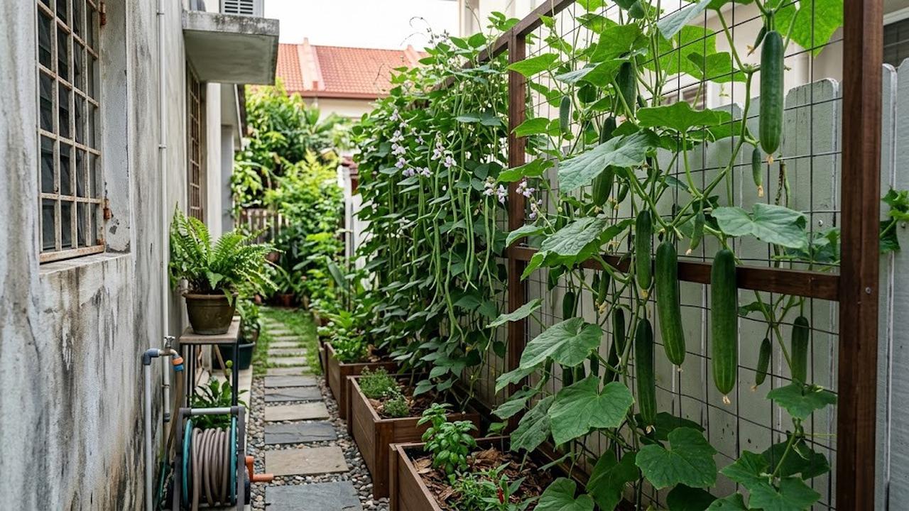 Trellis untuk Sayuran Merambat