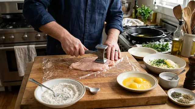 Resep Chicken Schnitzel Ala Rumahan/AI Generated