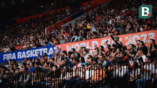 Foto: Indonesia Arena Bergemuruh! Laga Kanada Vs Prancis di Piala Dunia FIBA 2023 Berlangsung Sengit