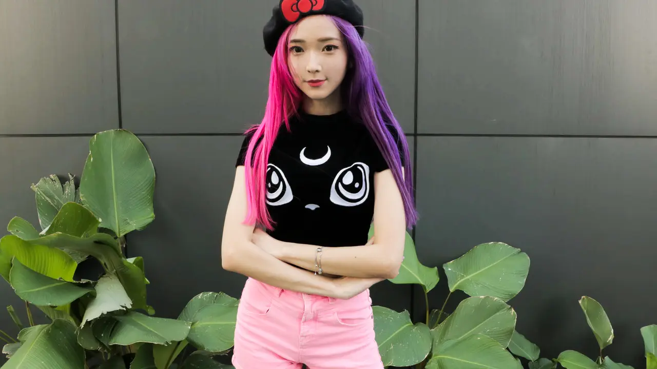 Sherlin Tsu, peserta Likee Superstar Battle Likee dengan Moonton untuk pertandingan Mobile Legends.