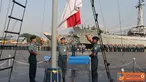 Citizen6, Tanjung Priok: Panglima Kolinlamil Laksda TNI S.M. Darojatim membacakan amanat pada Upacara Bendera 17 Juli 2012 di Lapangan Apel, Mako Kolinlamil Tanjung Priok, Jakarta, Selasa (17/7). (Pengirim: Dispenkolinlamil)