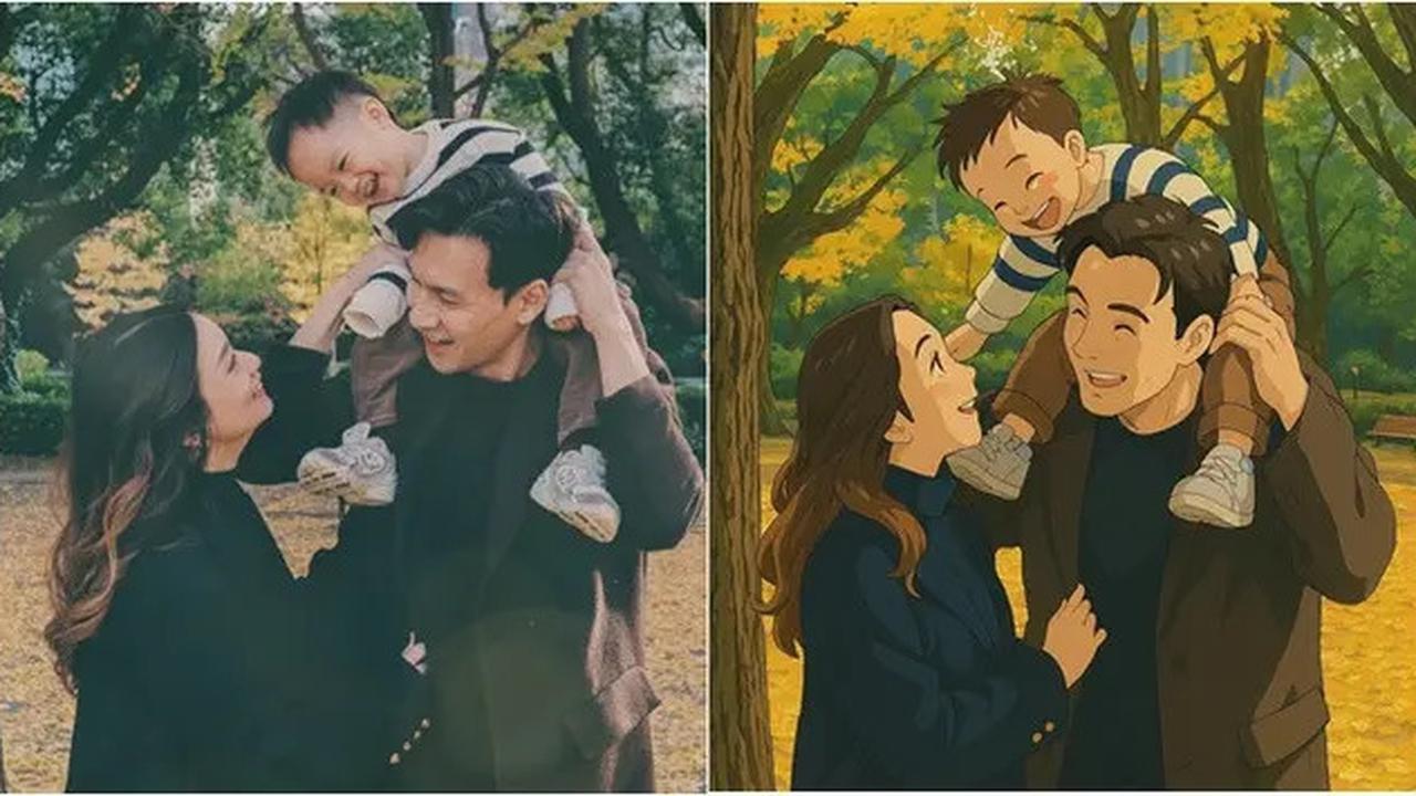 6 Potret Artis Ikut Tren Viral Ala Studio Ghibli, Chelsea Islan hingga Fendy Chow