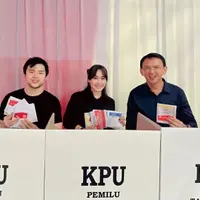 Ahok atau Basuki Tjahaja Purnama turut menunaikan hak pilihnya kemarin. [Foto: Instagram/puputnastitidevi]