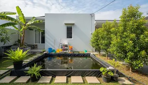7 Ide Budidaya Ikan Lele di Kolam Terpal Mini untuk Belakang Rumah Type 36 agar Makin Fungsional