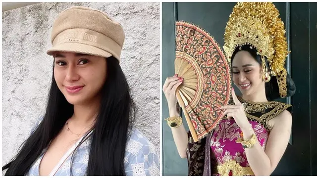 Bikin Pangling, Ini 6 Potret Denise Chariesta Pakai Baju Adat Bali