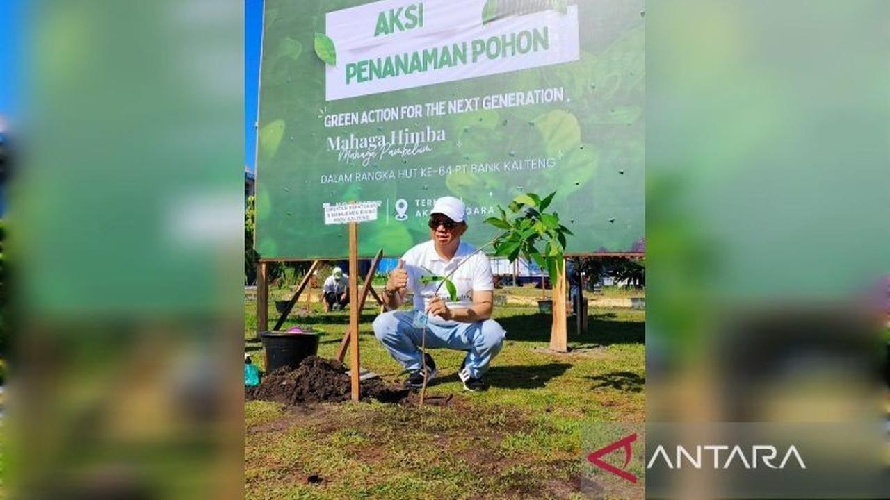 Tahukah Anda? Bank Kalteng Tanam 1.000 Pohon di Palangka Raya, Wujudkan Komitmen Lingkungan Berkelanjutan!