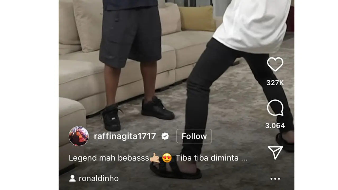 Momen Nggak Terduga Ronaldinho Saat di Indonesia, Minta Direkam Waktu Lagi Joget