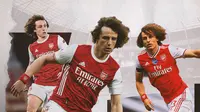 Pemain Arsenal: David Luiz. (Bola.com/Dody Iryawan)