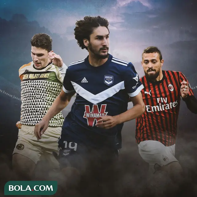 Ilustrasi - Mattia Caldara, Yacine Adli, Leo Duarte