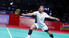 Tunggal putra Indonesia Moh. Zaki Ubaidillah atau Ubed melangkah ke babak 16 besar Indonesia Masters 2026 setelah menang atas wakil India Kiran George dengan straight game 21-17 dan 21-14 di Istora Gelora Bung Karno, Senayan, Jakarta, Rabu (21/1). (foto: PBSI)