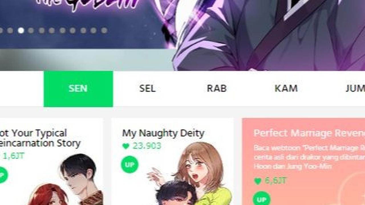 Mengakses Website 'Line Webtoon'