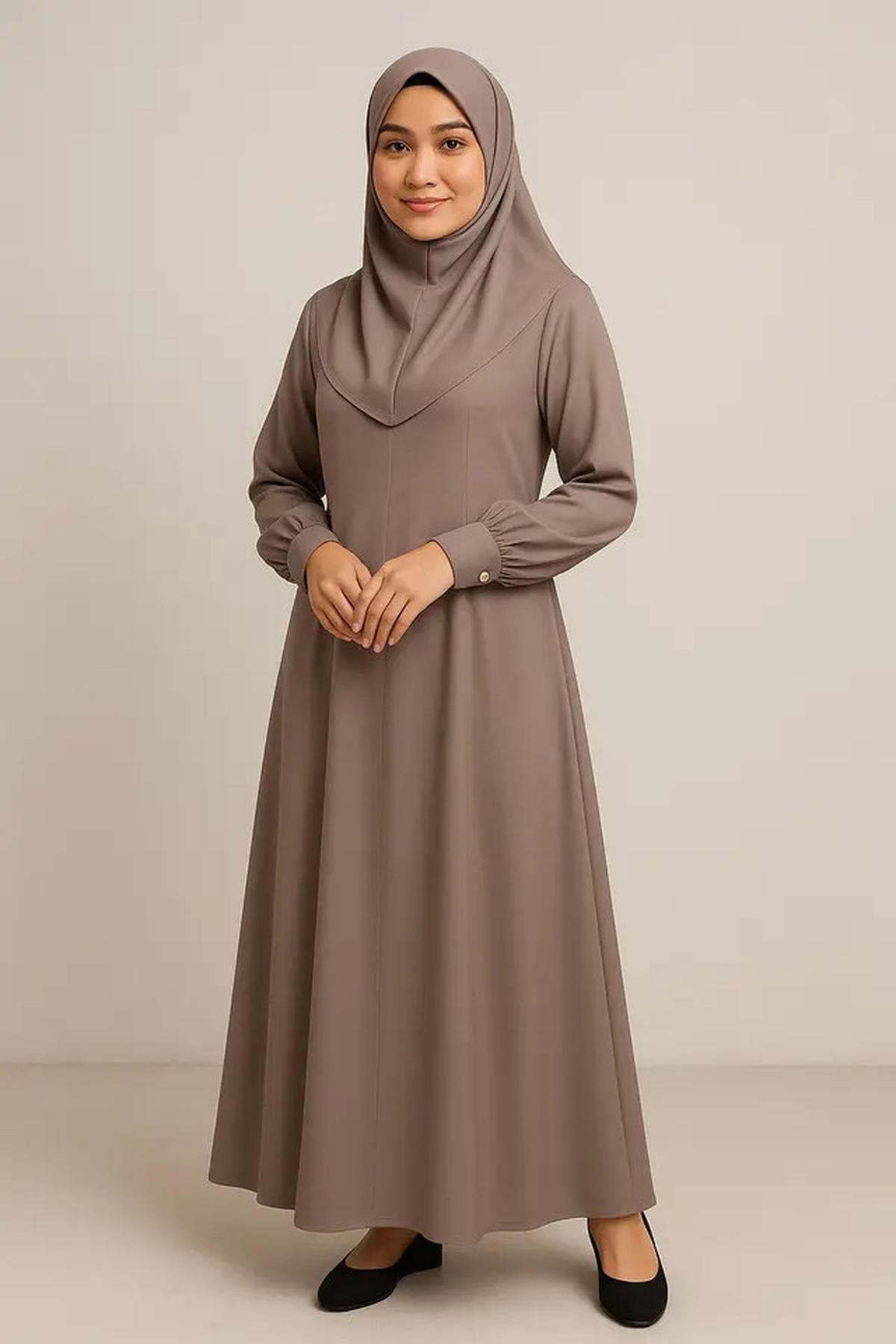 10 Model Gamis Wanita Sederhana yang Syari Tapi Tetap Elegan, Cocok untuk yang Aktif di 2025