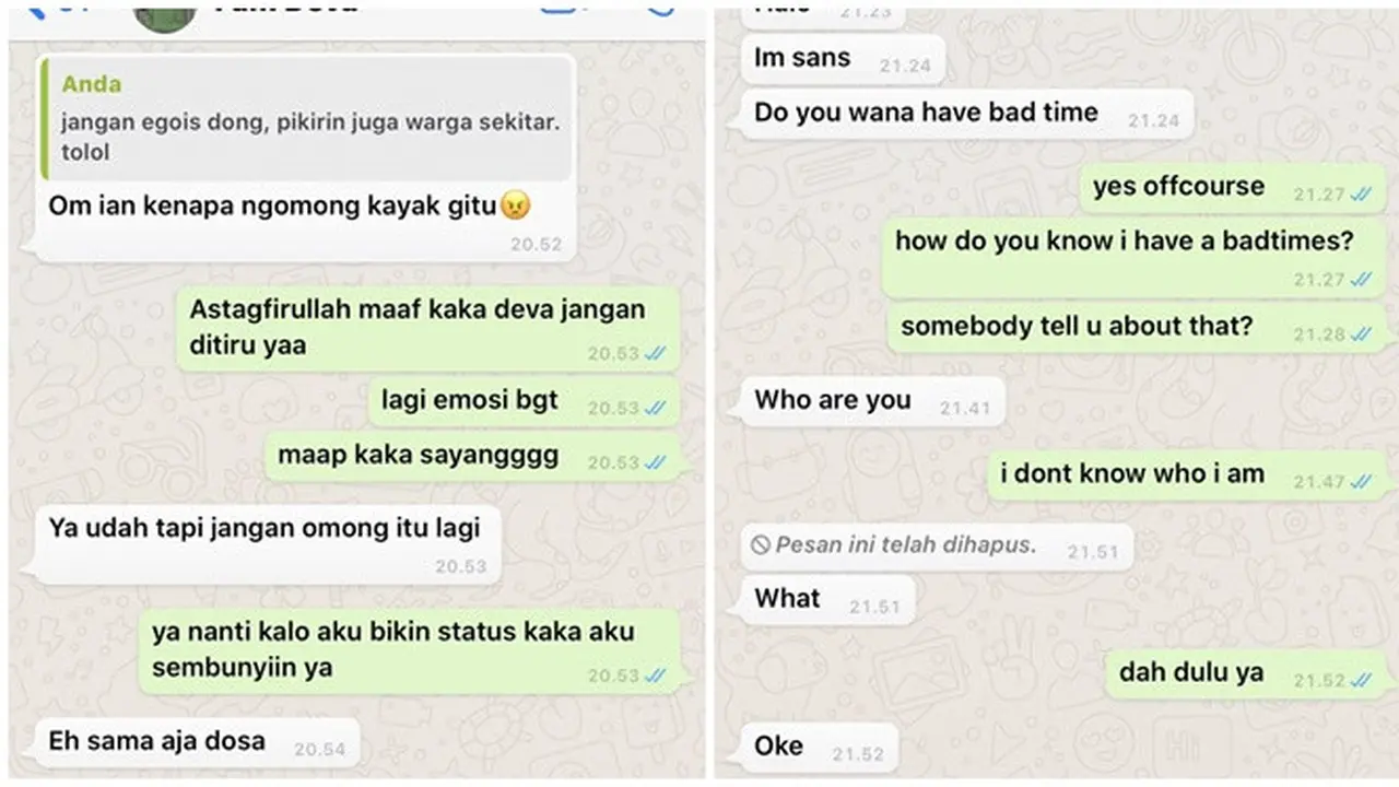 6 Potret Chat Kocak Sama Keponakan Ini Bikin Gemas Netizen