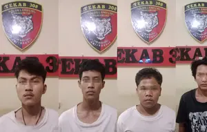 Komplotan Begal di Metro Lampung Ternyata Masih Pelajar