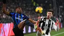 Babak pertama ditutup dengan hasil imbang 0-0. (Isabella BONOTTO/AFP)