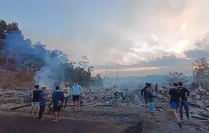 51 Rumah Adat Ludes Terbakar, Sukabumi Berlakukan Tanggap Darurat