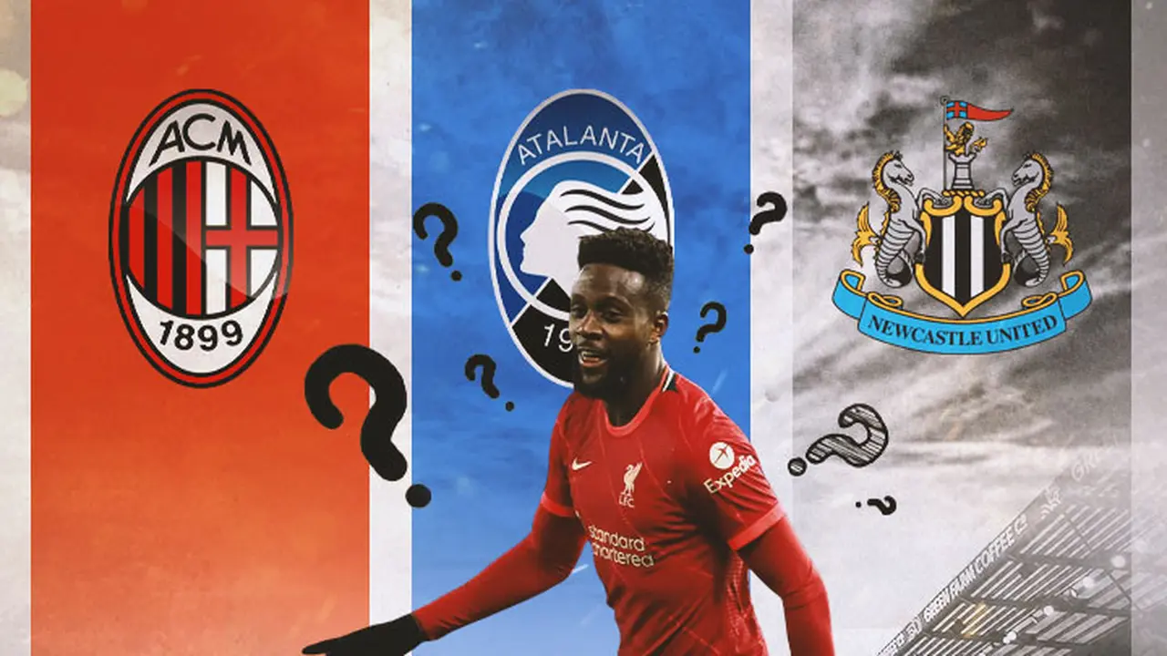 Ilustrasi - Divock Origi, AC Milan, Atalanta, Newcastle United