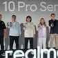 Peluncuran&nbsp;Realme 10 Pro Plus 5G di Indonesia. (Liputan6.com/ Agustinus Mario Damar)