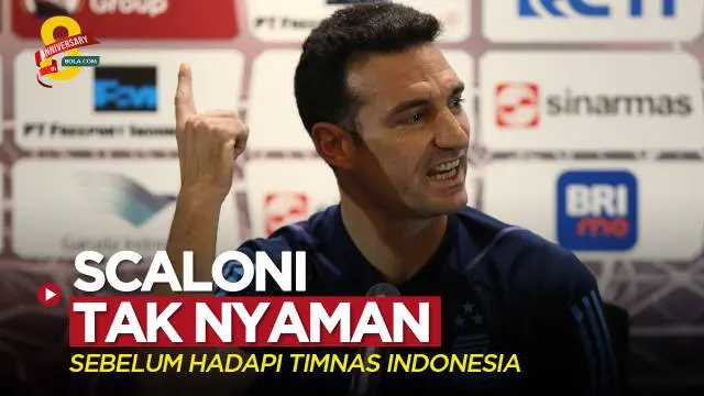 Berita video momen Pelatih timnas Argentina, Lionel Scaloni, terlihat tidak nyaman dalam sesi konferensi pers sehari sebelum laga melawan Timnas Indonesia, Minggu (18/6/2023).