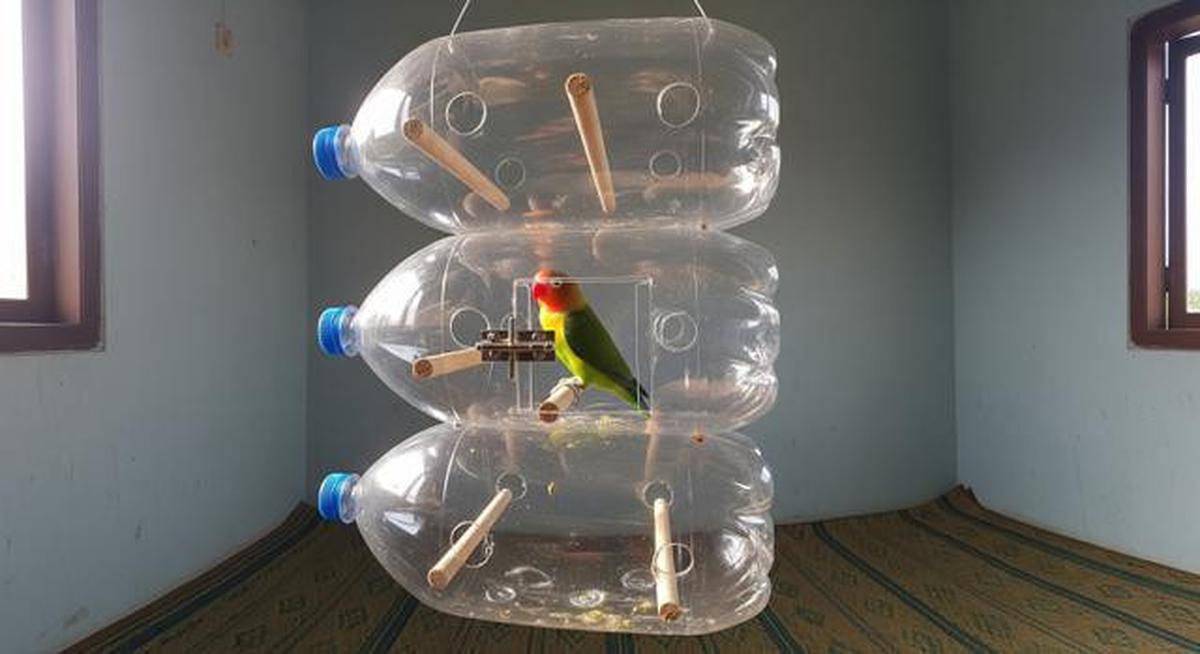 8 Desain Kandang Lovebird dari Botol Bekas, Kreatif dan Hemat Biaya