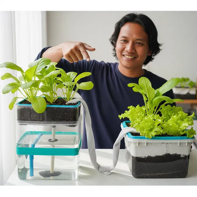 Sistem Wicking (Sumbu Kapiler) (Gemini AI)