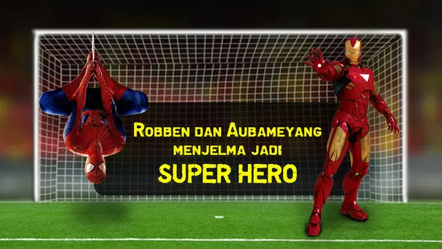 Dalam rangka menyambut paruh kedua komnpetisi Bundesliga, video ini memperlihatkan Arjen Robben dan Pierre Emerick Aubameyang yang menyebutkan Iron Man dan Spiderman sebagai tokoh Super Hero idola mereka.  