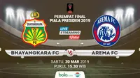 Piala Presiden: Bhayangkara FC vs Arema FC. (Bola.com/Dody Iryawan)